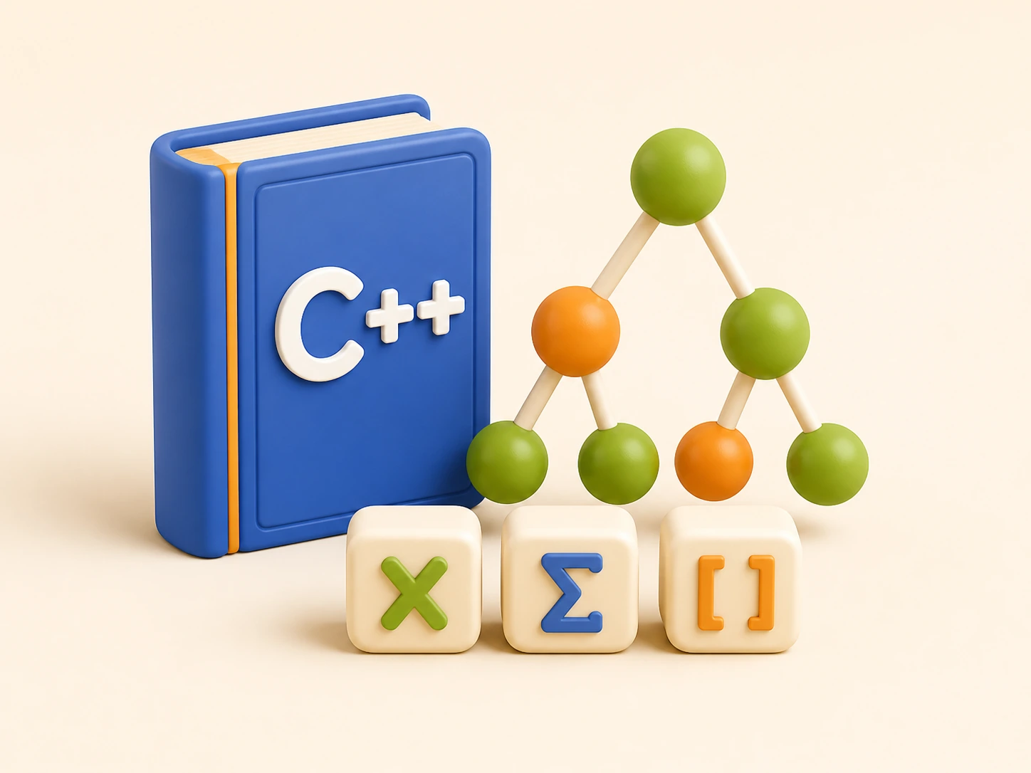 C++代码、数学与算法积木
